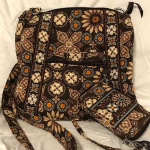 Vera Bradley crossbody bag and wallet